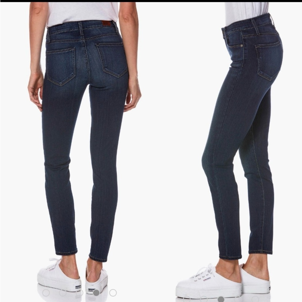 PAIGE women’s Verdugo Dark Blue Slim Jeans 32